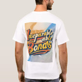 Conception de T-shirt d'obligations inséparables ( (Dos)
