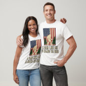 Conception de T-shirt Drapeau Américain Vintage Bi (Unisexe)