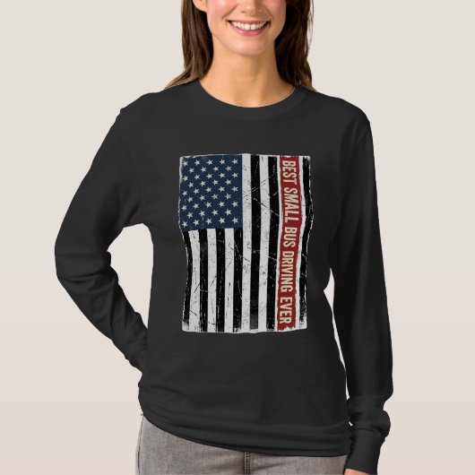 Conception de T-shirt Drapeau de Conducteur de Bus (Devant)