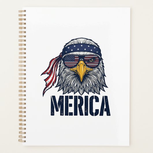 Conception de T-shirt Eagle Merica Patriotique Vin (Devant)