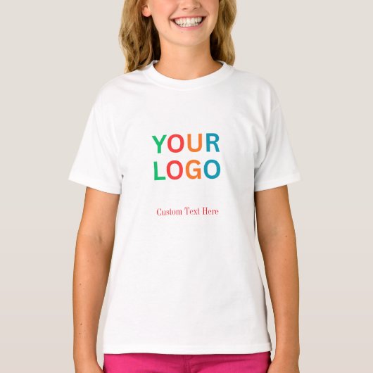 Conception de T-Shirt élégante avec logo et nom pe (Devant)