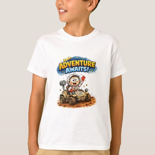 Conception de T-Shirt Explorateur de l'Espace pour (Devant)