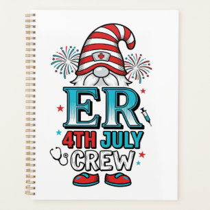 Conception de T-shirt Gnome Patriotique ER 4 juill