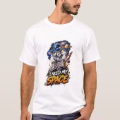 Conception de T-Shirt Graphique de Galaxie d'Astro (Devant)
