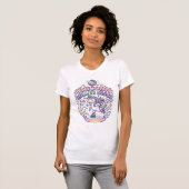 Conception de T-Shirt Graphique de Roller Disco Li (Devant entier)