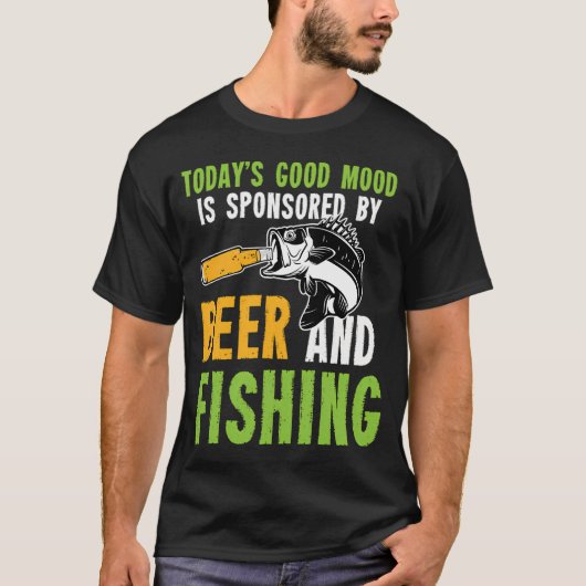 Conception de t-shirt graphique drôle de pêche à l (Devant)