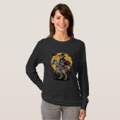 Conception de T-shirt Halloween de dinosaure squel (Devant entier)