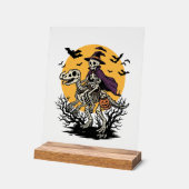 Conception de T-shirt Halloween dinosaure squelett (Angle)