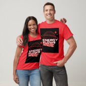 Conception de t-shirt – L'énergie circule là où l' (Unisexe)