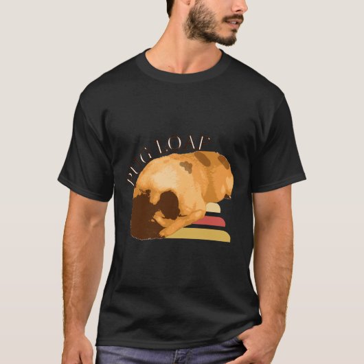 conception de t-shirt mignon pug loaf 170 (Devant)