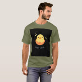 Conception de T-Shirt Mignonne de Couleur Verte de (Devant entier)