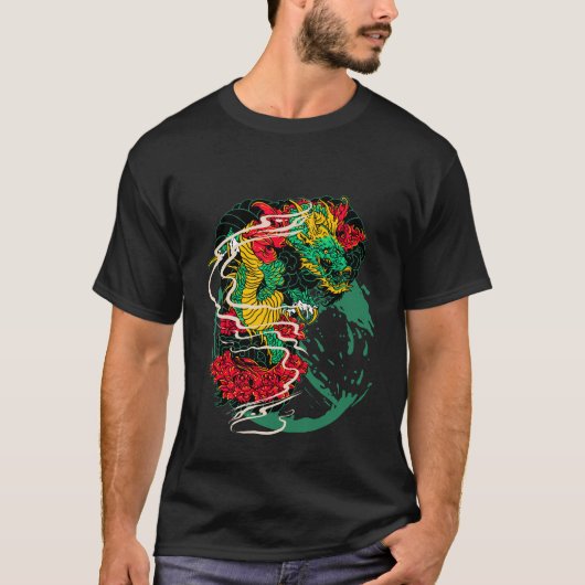 Conception de T-shirt Mosaïque Colorée Afrique (Devant)