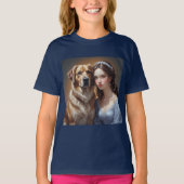 Conception de T-shirt Navy pour Amoureux de Chiens (Devant)