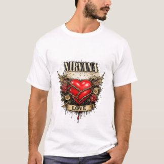 Conception de T-shirt Nirvana Heart Shaped Box