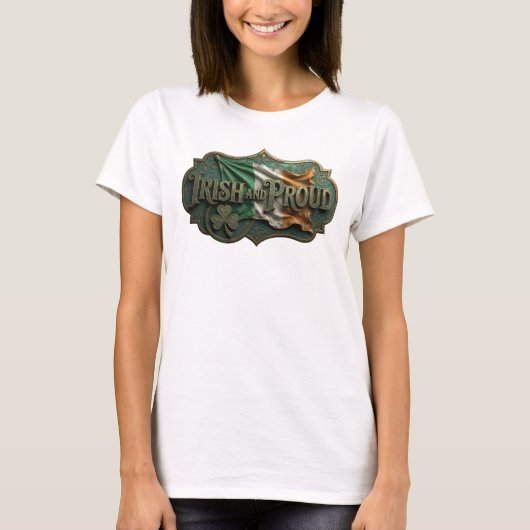 Conception de T-shirt OR IRLANDAIS ET FIER (Devant)