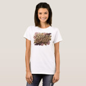 Conception de T-shirt Orange Edgy KEEP IT CLASSY (Devant entier)