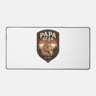 Conception de t-shirt ours gravure vintage Papa Be