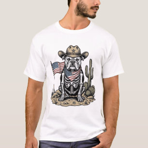 Conception de T-shirt Patriotique de Chien de Sque