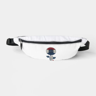 Conception de T-shirt patriotique Fleur de soleil
