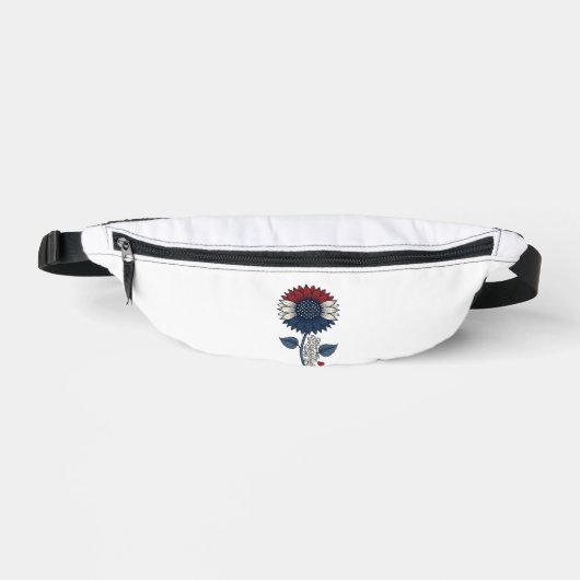 Conception de T-shirt patriotique Fleur de soleil (Recto)