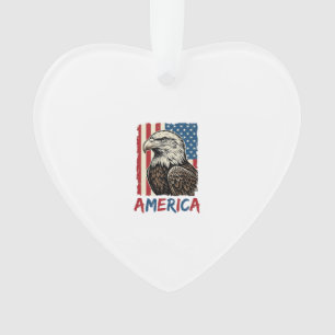 Conception de T-shirt patriotique Vintage Eagle Am