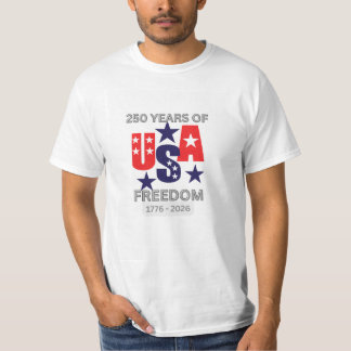 Conception de T-shirt pour 250 ans de États-Unis