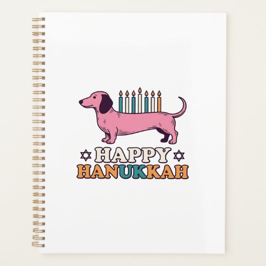 Conception de T-shirt pour chien avec Menorah de D (Devant)