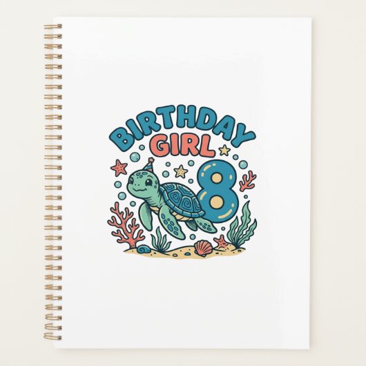 Conception de t-shirt pour les 8 ans de la fille d (Devant)