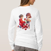Conception de T-Shirt Romantique de Couple de Dess (Dos)