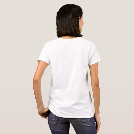 Conception de T-shirt Rose Statement MOINS DE PARO (Dos entier)