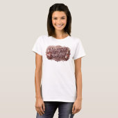 Conception de T-shirt Rose Statement MOINS DE PARO (Devant entier)