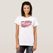 Conception de T-shirt Rose vif MAIS D'ABORD BRUNCH (Devant entier)