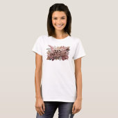 Conception de T-shirt Rouge FROID STOP REGARDER (Devant entier)