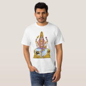Conception de T-Shirt Seigneur Chandra Dev (Devant entier)