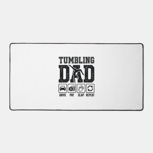 Conception de T-Shirt Tumbling Dad Drive Pay Clap (Recto)