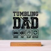 Conception de T-shirt Tumbling Dad Drive Pay Clap (Neutre)