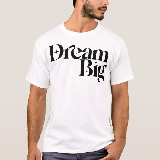 Conception de T-Shirt Typographique Motivationnel (Devant)