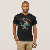 Conception de T-shirt unique "Allons Faire Du Skat (Devant entier)