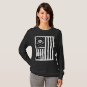 Conception de T-shirt Ustensiles de Cuisine Drapea (Devant entier)