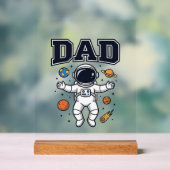 Conception de T-shirt Vector Space Astronaute Papa (Neutre)
