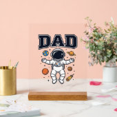 Conception de T-shirt Vector Space Astronaute Papa (Mariage)
