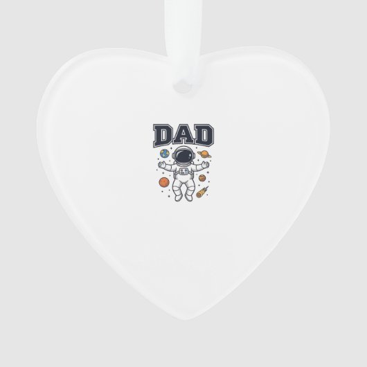 Conception de T-shirt Vector Space Astronaute Papa (devant)