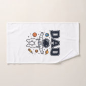 Conception de T-shirt Vector Space Astronaute Papa (Serviette à main)
