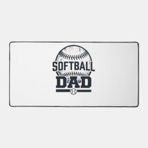 Conception de T-Shirt Vectoriel Papa Softball Vint