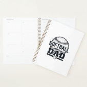 Conception de T-Shirt Vectoriel Papa Softball Vint (Devant avec enveloppe)
