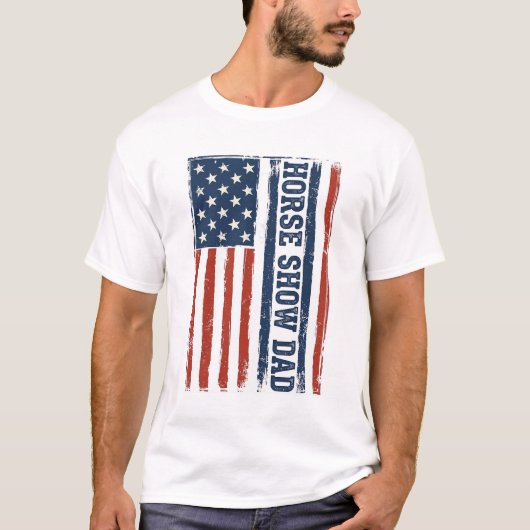 Conception de t-shirt vintage avec drapeau américa (Devant)