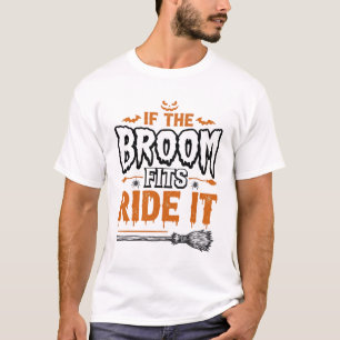 Conception de T-shirt vintage balai de sorcière dr