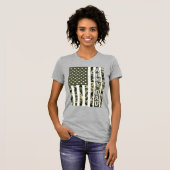 Conception de t-shirt vintage drapeau américain ca (Devant entier)