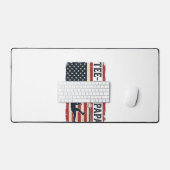 Conception de t-shirt vintage drapeau américain Te (Clavier et souris)