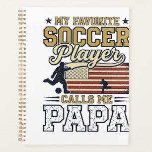Conception de t-shirt vintage Papa de football drô